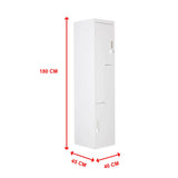 darrahopens Furniture > Office Grey Two-Door L-shaped Office Gym Shed Storage Lockers
