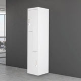 darrahopens Furniture > Office Grey Two-Door L-shaped Office Gym Shed Storage Lockers