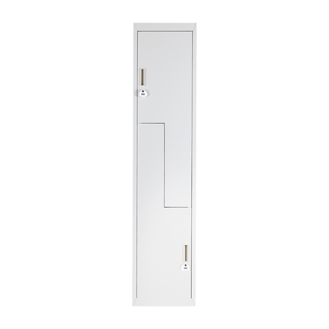 darrahopens Furniture > Office Grey Two-Door L-shaped Office Gym Shed Storage Lockers
