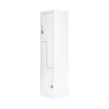 darrahopens Furniture > Office Grey Two-Door L-shaped Office Gym Shed Storage Lockers