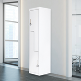 darrahopens Furniture > Office Grey Two-Door L-shaped Office Gym Shed Storage Lockers