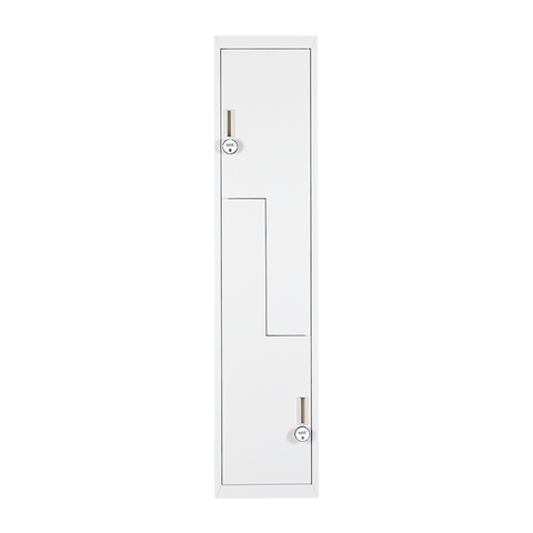 darrahopens Furniture > Office Grey Two-Door L-shaped Office Gym Shed Storage Lockers