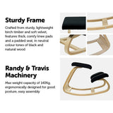 Darrahopens Furniture > Office Kneeling Office Chair Ergonomic Rocking Posture Improving Stool