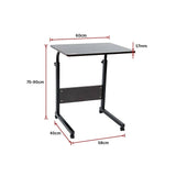 darrahopens Furniture > Office Mobile Laptop Desk Bed Stand Computer Table Adjustable Notebook Bedside Table