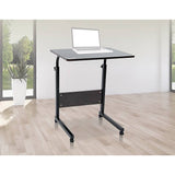 darrahopens Furniture > Office Mobile Laptop Desk Bed Stand Computer Table Adjustable Notebook Bedside Table