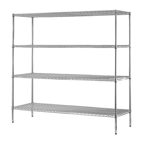 Darrahopens Furniture > Office Modular Wire Storage Shelf 1500 x 350 x 1800mm Steel Shelving