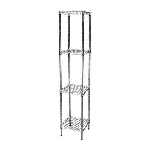Darrahopens Furniture > Office Modular Wire Storage Shelf 350 x 350 x 1800mm Steel Shelving