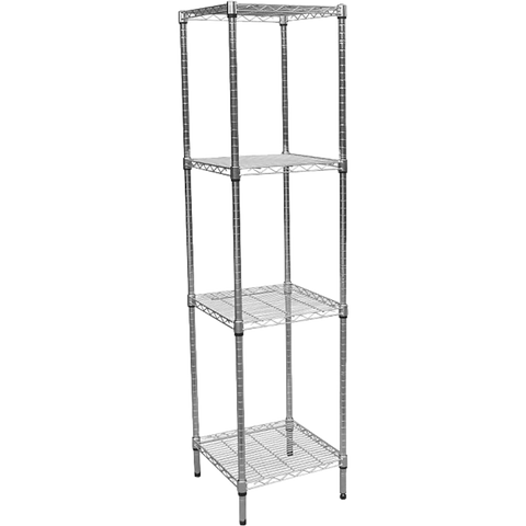 Darrahopens Furniture > Office Modular Wire Storage Shelf 450 x 450 x 1800mm Steel Shelving