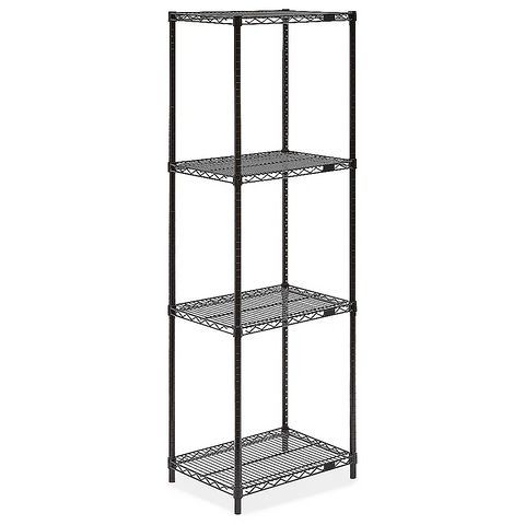 Darrahopens Furniture > Office Modular Wire Storage Shelf 450 x 450 x 1800mm Steel Shelving
