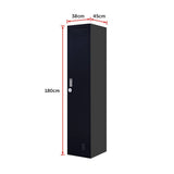 darrahopens Furniture > Office One-Door Office Gym Shed Clothing Locker Cabinet