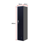 darrahopens Furniture > Office One-Door Office Gym Shed Clothing Locker Cabinet
