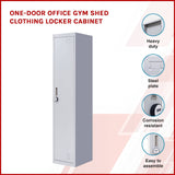 darrahopens Furniture > Office One-Door Office Gym Shed Clothing Locker Cabinet