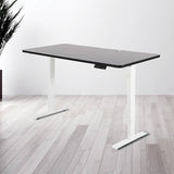 darrahopens Furniture > Office Palermo Standing Desk Sit Stand Height Adjustable Motorised 160cm Table Dual Motor