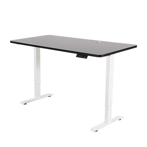 darrahopens Furniture > Office Palermo Standing Desk Sit Stand Height Adjustable Motorised 160cm Table Dual Motor