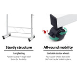 darrahopens Furniture > Office Portable Mobile Laptop Desk Notebook Computer Height Adjustable Table Sit Stand Study Office Work White