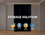 darrahopens Furniture > Office Three-Door Side by Side Office Gym Shed Storage Locker