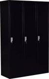 darrahopens Furniture > Office Three-Door Side by Side Office Gym Shed Storage Locker