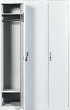 darrahopens Furniture > Office Three-Door Side by Side Office Gym Shed Storage Locker