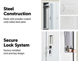 darrahopens Furniture > Office Three-Door Side by Side Office Gym Shed Storage Locker