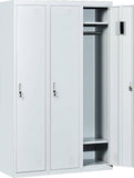 darrahopens Furniture > Office Three-Door Side by Side Office Gym Shed Storage Locker