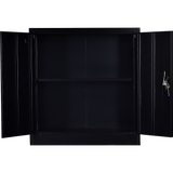 darrahopens Furniture > Office Two-Door Shelf Office Gym Filing Storage Locker Cabinet Safe