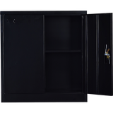 darrahopens Furniture > Office Two-Door Shelf Office Gym Filing Storage Locker Cabinet Safe