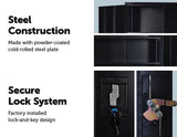 darrahopens Furniture > Office Two-Door Shelf Office Gym Filing Storage Locker Cabinet Safe