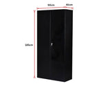 darrahopens Furniture > Office Two-Door Shelf Office Gym Filing Storage Locker Cabinet Safe