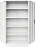 darrahopens Furniture > Office Two-Door Shelf Office Gym Filing Storage Locker Cabinet Safe