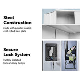 darrahopens Furniture > Office Two-Door Shelf Office Gym Filing Storage Locker Cabinet Safe