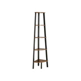 Darrahopens Furniture > Office VASAGLE Corner Shelf 5-Tier Industrial Ladder Bookcase