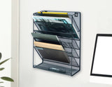 darrahopens Furniture > Office Wall Mount 6 Pocket Hanging File Sorter Organizer Folder Holder Rack Storage