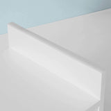 darrahopens Furniture > Office White Monitor Stand Desk Organizer with 2 Drawers