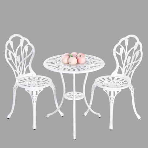 darrahopens Furniture > Outdoor 2 Seater Dominique Cast Aluminium Bistro Set