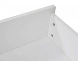 Darrahopens Furniture > Outdoor 2 x Wooden Bed Frame Storage Trundle Drawers-White