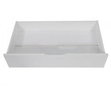 Darrahopens Furniture > Outdoor 2 x Wooden Bed Frame Storage Trundle Drawers-White
