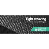 darrahopens Furniture > Outdoor 2PC Gardeon Outdoor Furniture Sofa Set Wicker Rattan Garden Lounge Chair Setting