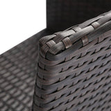 Darrahopens Furniture > Outdoor 4 Seater Wicker Outdoor Lounge Set – Brown