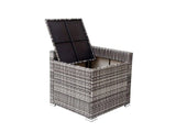 Darrahopens Furniture > Outdoor 6PCS Outdoor Modular Lounge Sofa Coogee - Grey