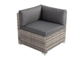 Darrahopens Furniture > Outdoor 6PCS Outdoor Modular Lounge Sofa Coogee - Grey