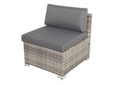 Darrahopens Furniture > Outdoor 6PCS Outdoor Modular Lounge Sofa Coogee - Grey