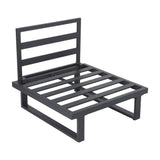 Darrahopens Furniture > Outdoor 7PC Outdoor Aluminum Lounge  Set with 2 Polywood Coffee Table