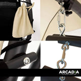 darrahopens Furniture > Outdoor Arcadia Furniture Hammock Swing Chair Chaise Lounger Beige Waterproof Outdoor