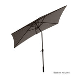 darrahopens Furniture > Outdoor Arcadia Furniture Umbrella 3 Metre Umbrella with Solar LED Lights Garden Yard - Charcoal