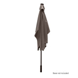darrahopens Furniture > Outdoor Arcadia Furniture Umbrella 3 Metre Umbrella with Solar LED Lights Garden Yard - Charcoal