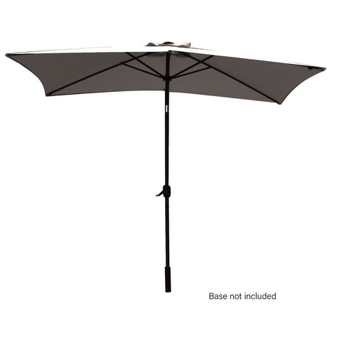 darrahopens Furniture > Outdoor Arcadia Furniture Umbrella 3 Metre Umbrella with Solar LED Lights Garden Yard - Charcoal