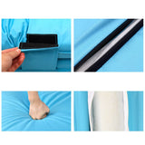 darrahopens Furniture > Outdoor Artiss Adjustable Beach Sun Pool Lounger - Blue