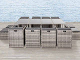 Darrahopens Furniture > Outdoor Bali 13PC  Outdoor Dining Set - Grey