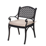 darrahopens Furniture > Outdoor Cherise Cast Aluminium Chairs with Cushions (1 pair)