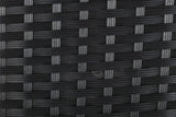 Darrahopens Furniture > Outdoor Coogee 6 Seater Wicker Outdoor Dining Set Black